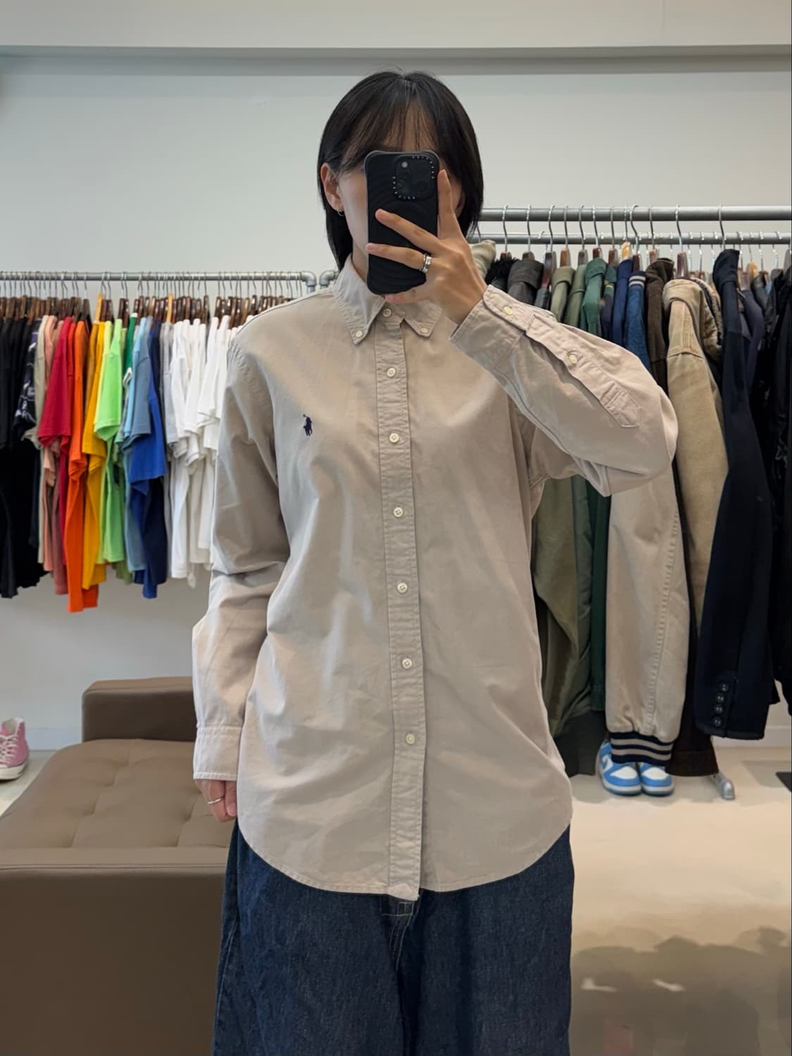 폴로 랄프로렌 셔츠 베이지 상품이미지5