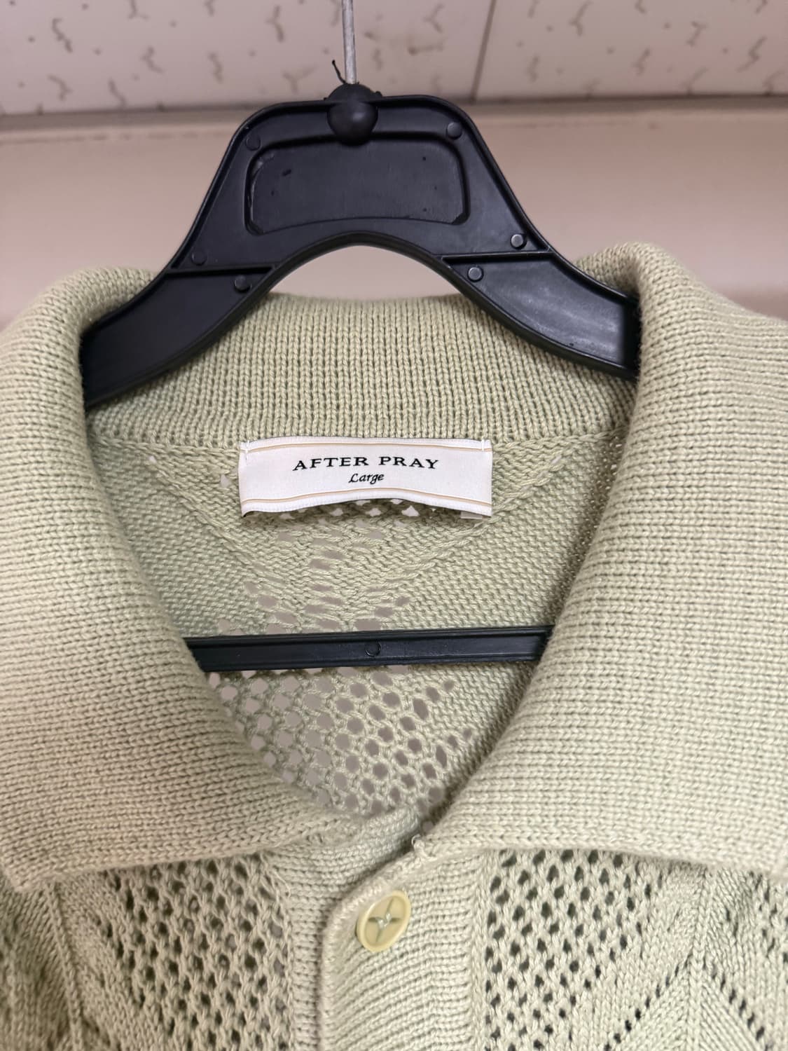 애프터프레이 리프 크로쉐 니트 가디건 (L) 상품이미지5