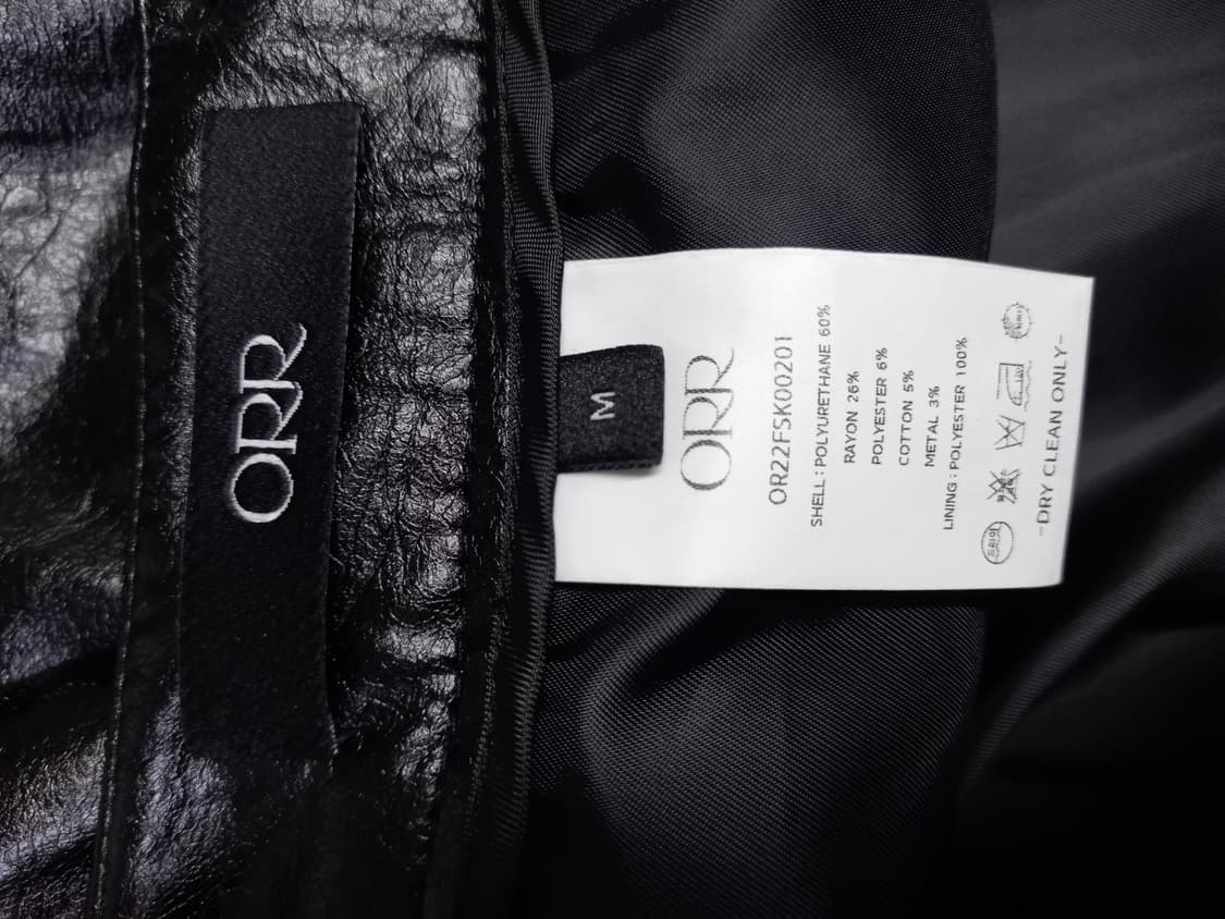 새 ORR 오르 춘추동 레더 플리츠 롱 스커트 66 상품이미지9