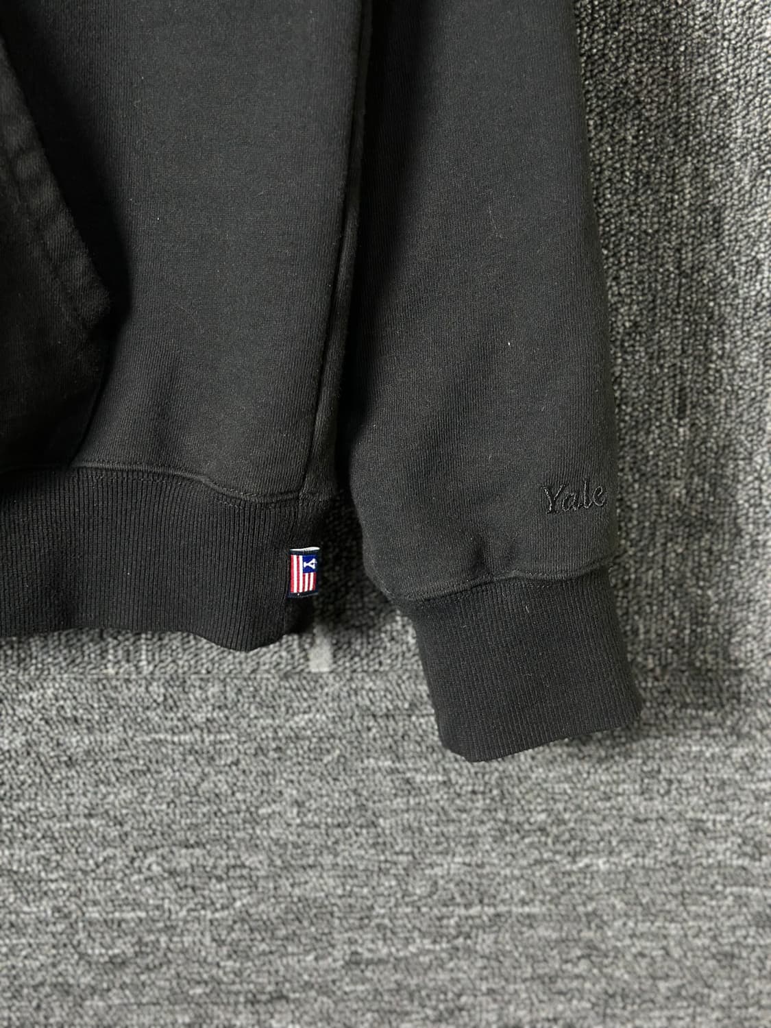 YALE 예일 후드티 블랙 상품이미지4