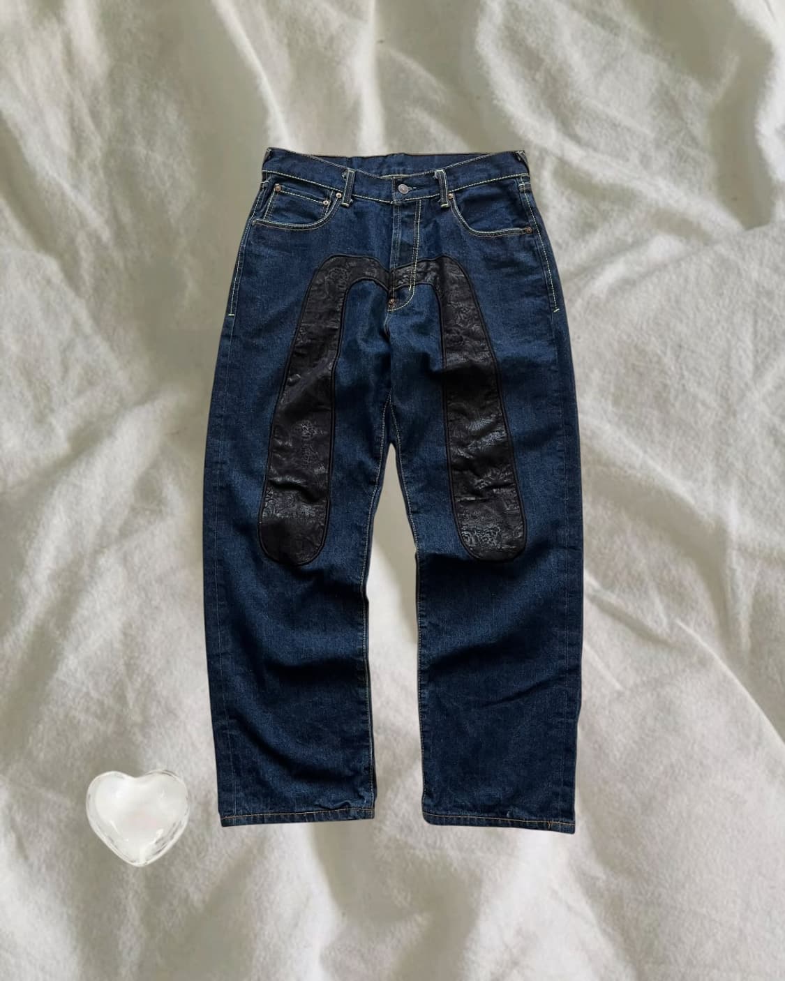 Evisu . 에비수 재팬 페이즐리 다이콕 데님팬츠 상품이미지1