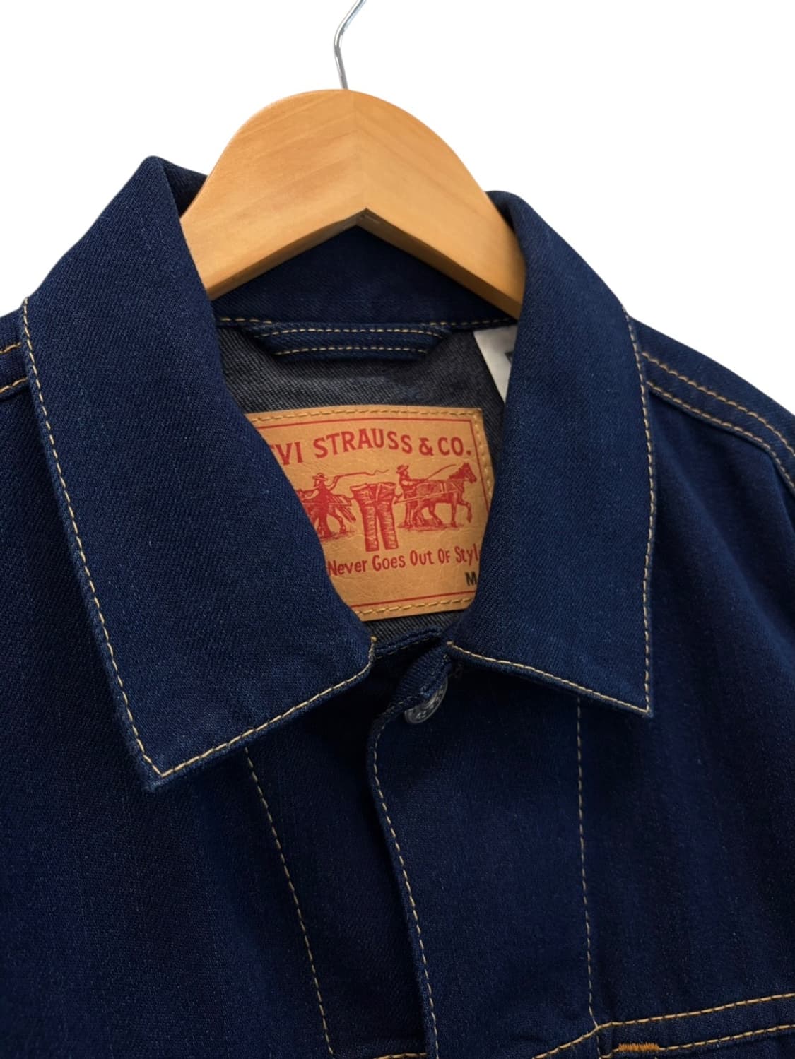 리바이스 TYPE1 데님자켓 (M) 상품이미지3