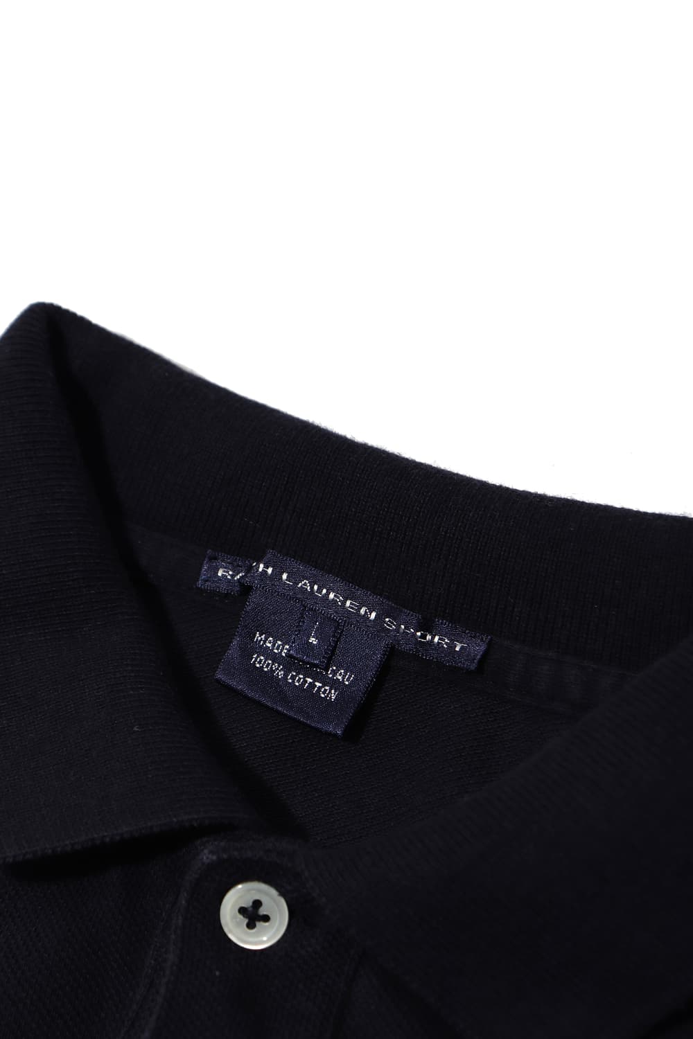 폴로 랄프 로렌 다크네이비 폴로 카라티 size L 상품이미지4