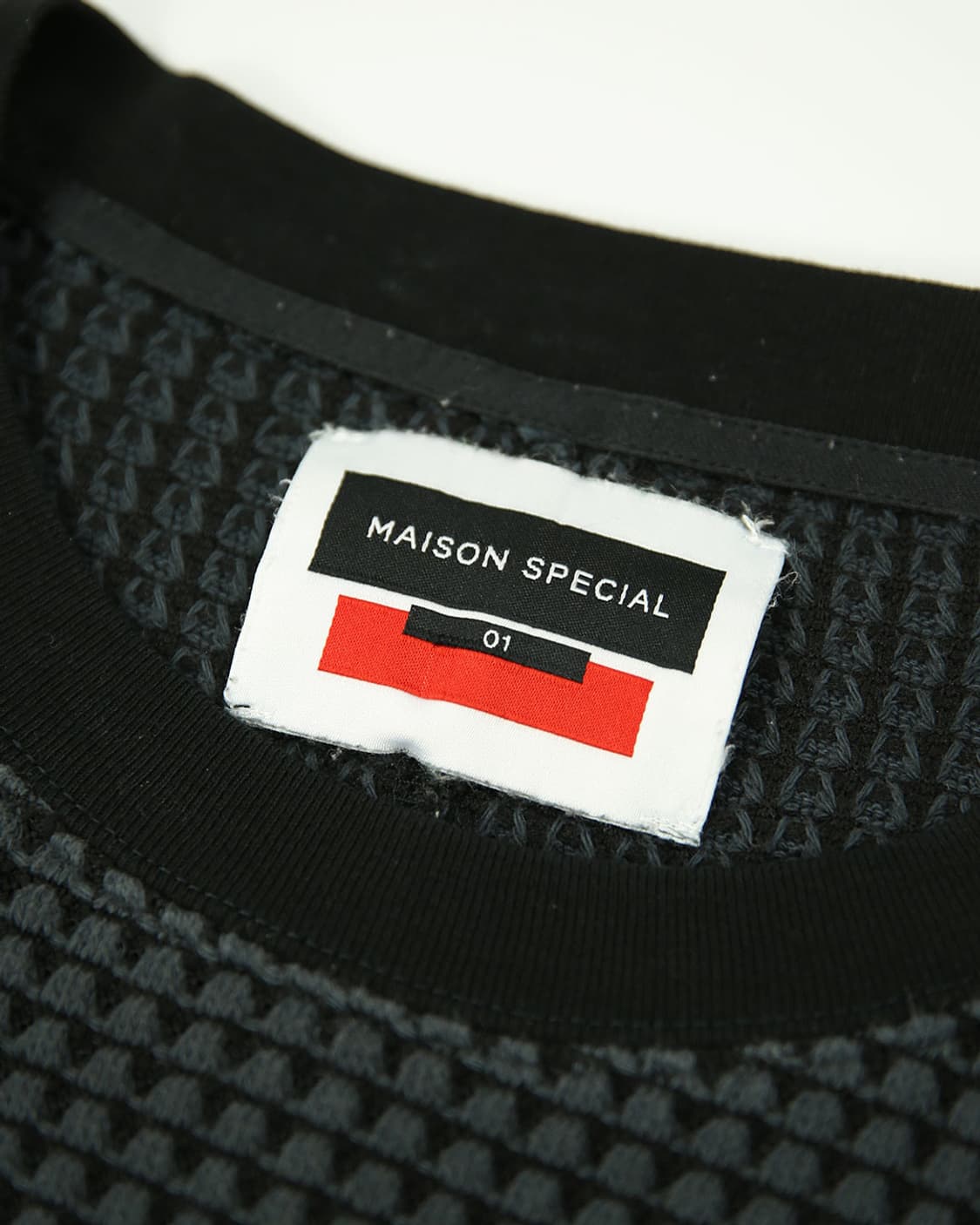 MAISON SPECIAL Waffle Knit Crewneck 상품이미지6