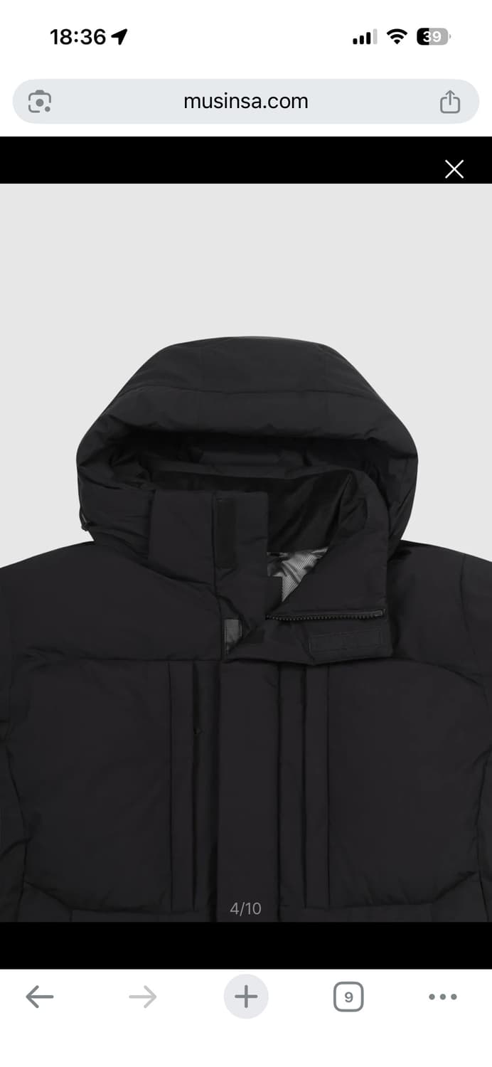 코오롱 남성 롱 헤비 다운 패딩 상품이미지3