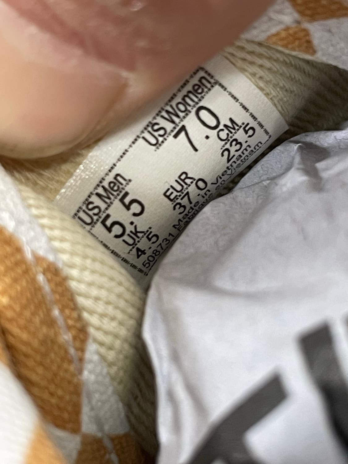 반스 어센틱 44 DX 오렌지 화이트 235 상품이미지10