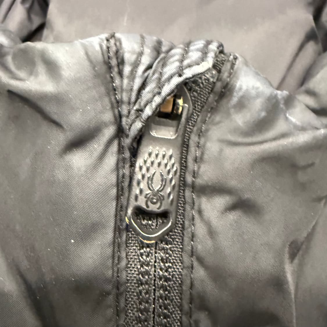 [정품/S] 스파이더 블랙 후드 패딩 점퍼 b10 상품이미지7