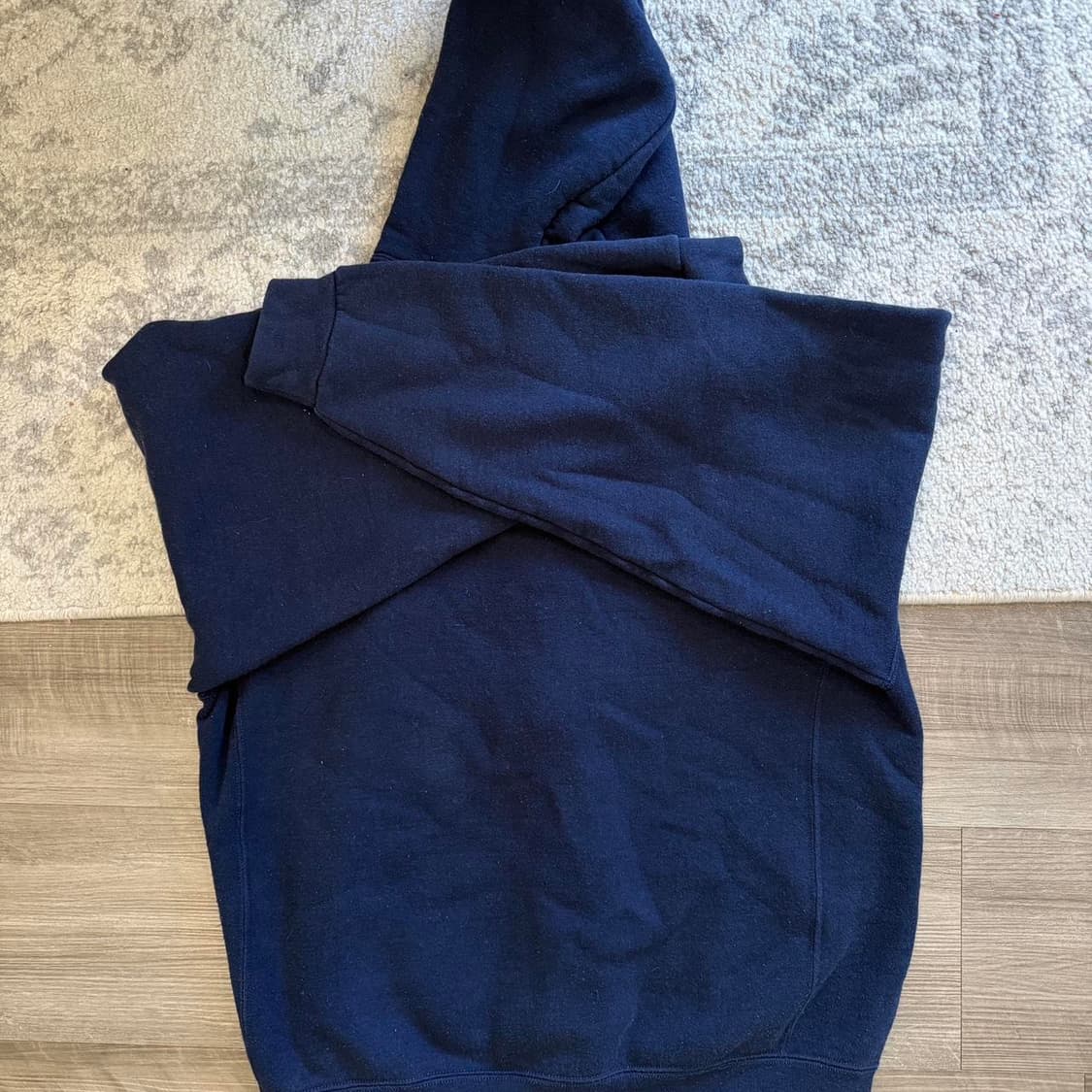 00s 러셀 애슬레틱 후드집업 네이비 상품이미지2