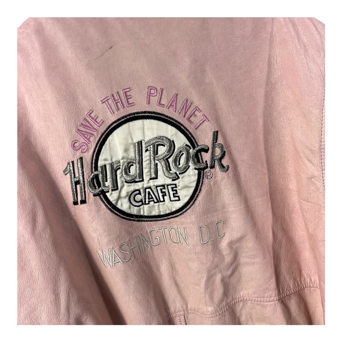 [Hard Rock Cafe] 90's 하드락카페 레더 봄버자켓 상품이미지5