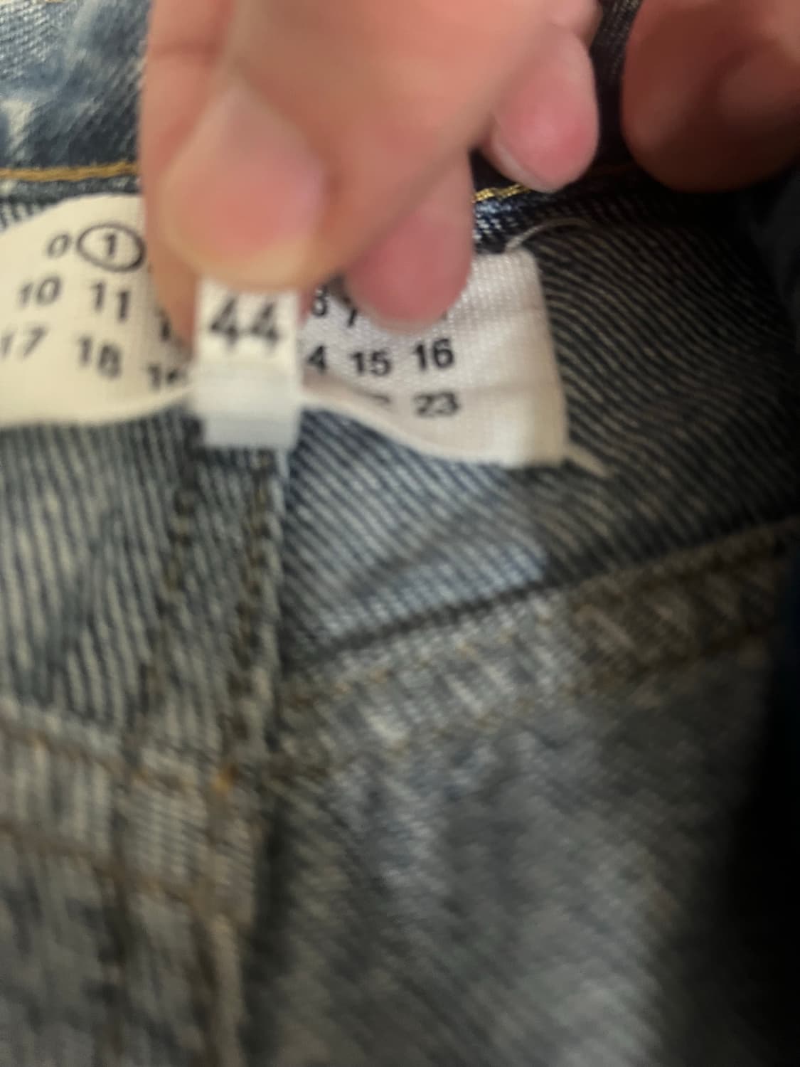 마르지엘라 컷아웃데님 44 상품이미지2