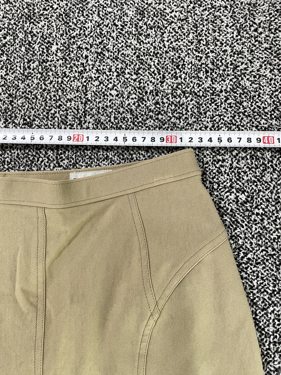 빈티지9. 일본빈티지 BELLUCCI 롱 스커트 플레어 베이지 상품이미지4