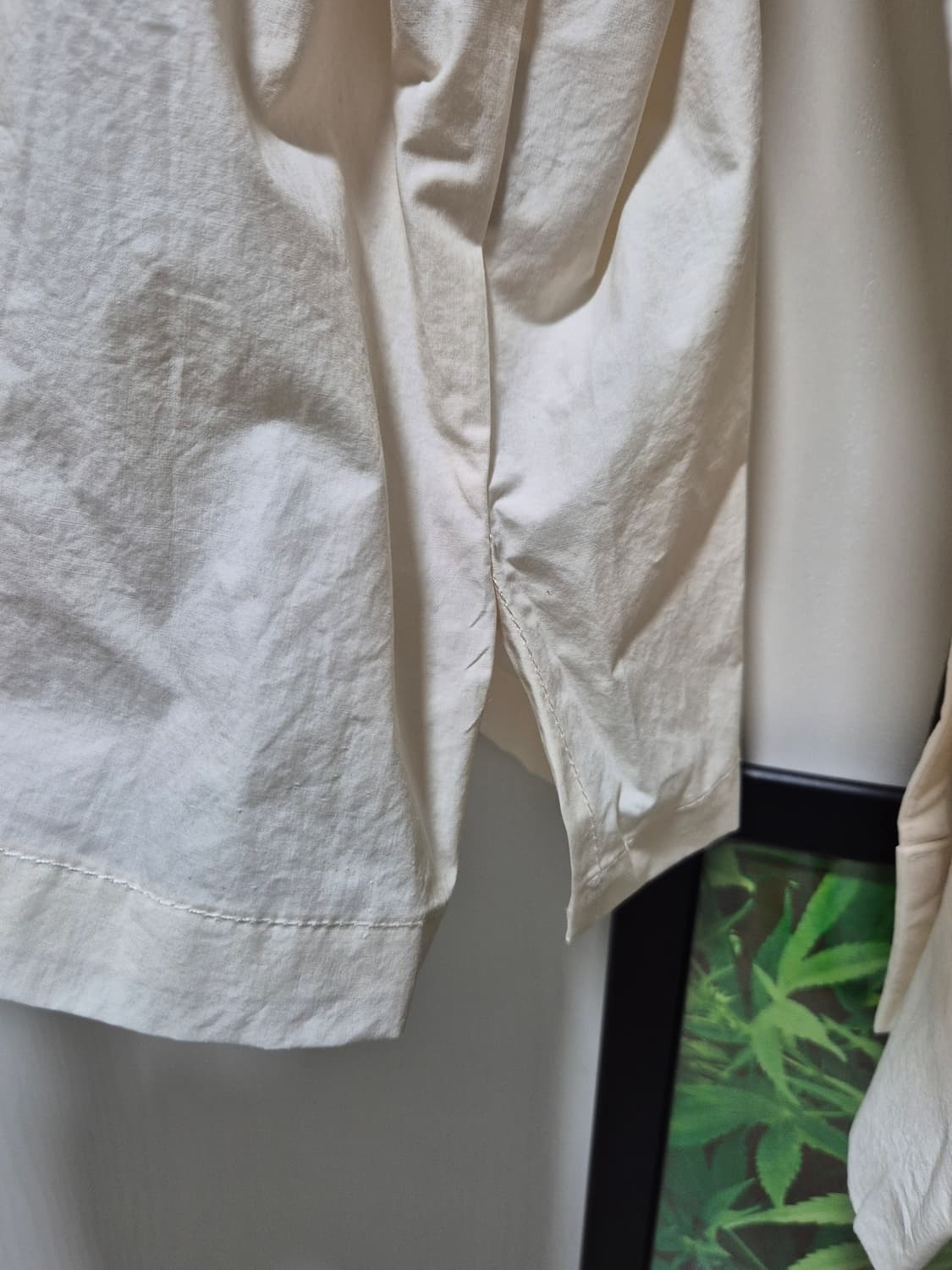 (타임세일)(새상품)마리끌레르 버터색 셔츠 블라우스 상품이미지5