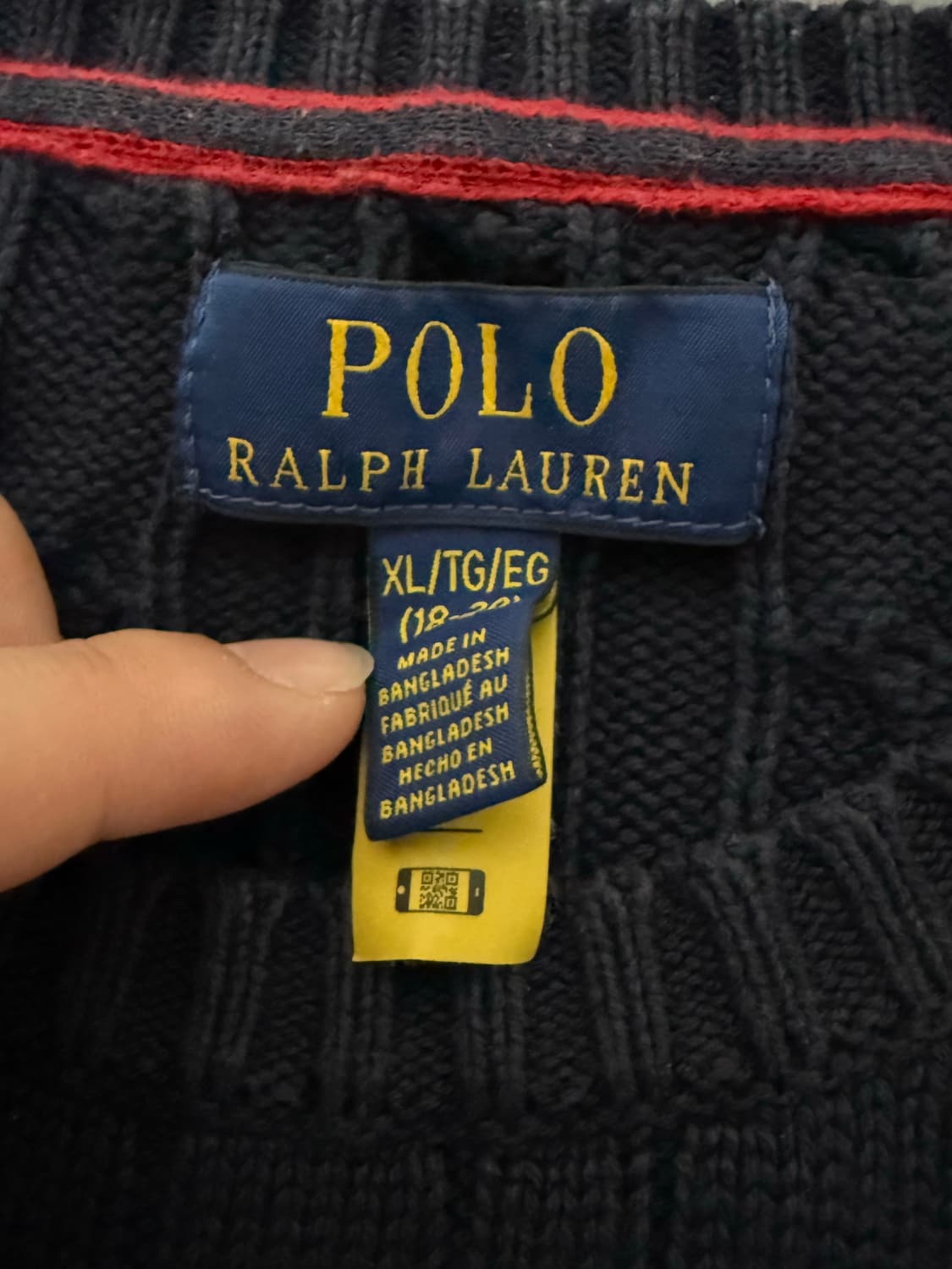 폴로 꽈배기 니트(보이즈) 상품이미지3