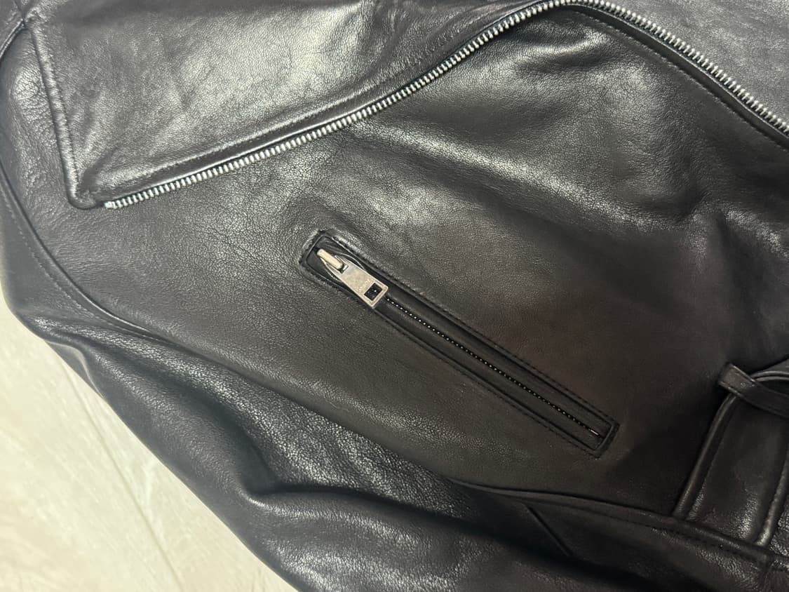 오소이 램스킨 레더 자켓 / OSOI lambskin leather  상품이미지8