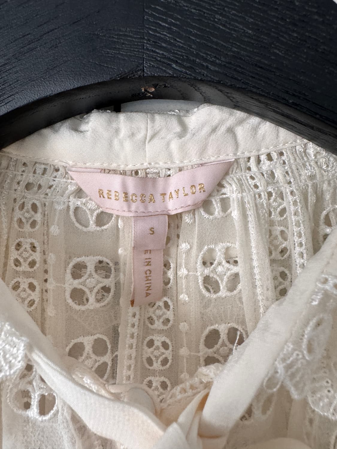 새상품 Rebecca Taylor 레이스 블라우스 S(44,55사이즈) 상품이미지9