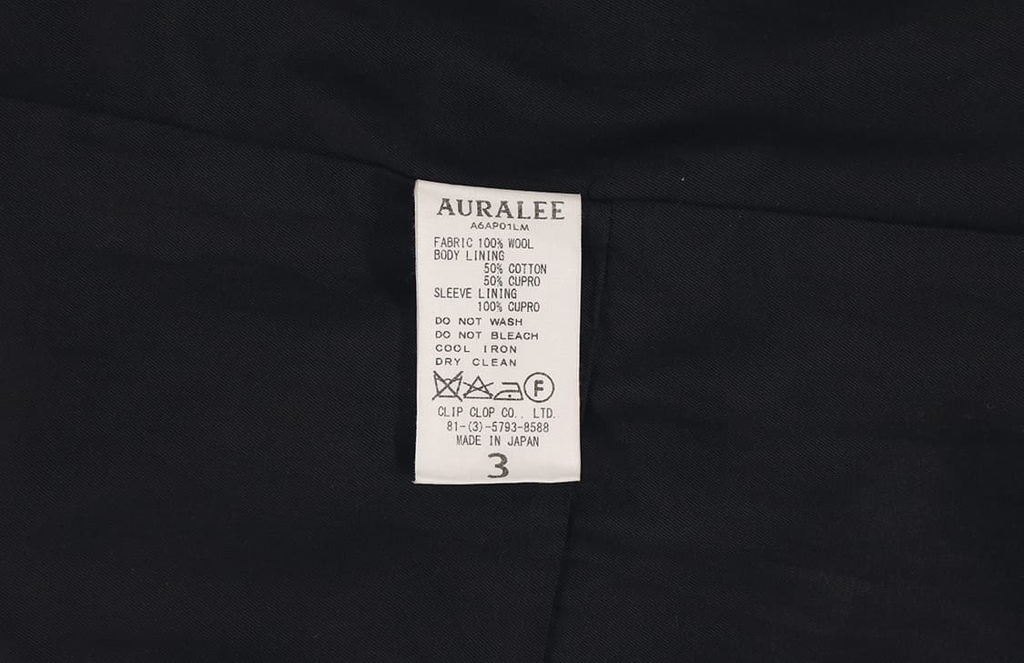 [3] 오라리 라이트 울 멜톤 플라이트 파카 자켓 상품이미지9