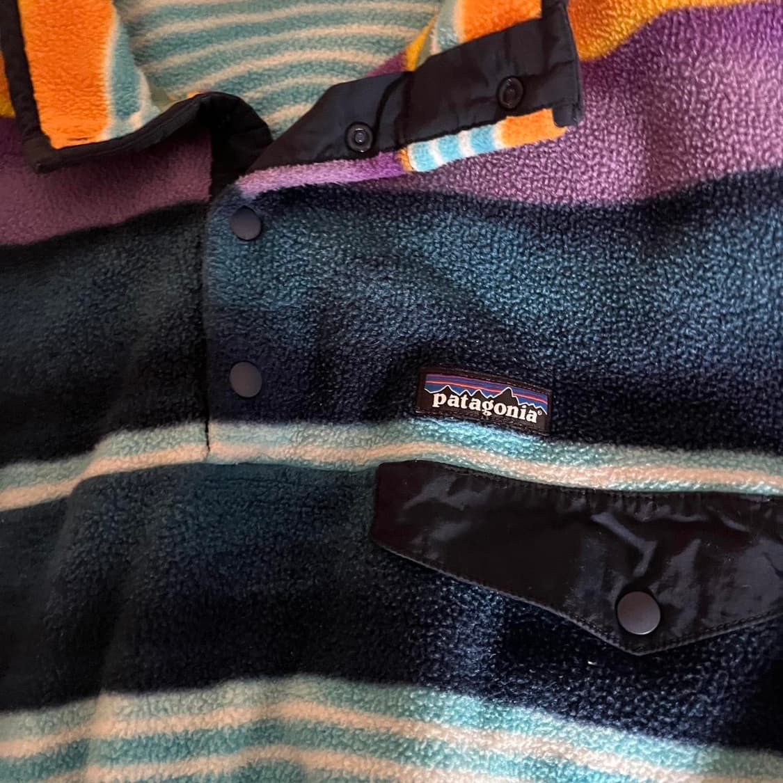 10s 파타고니아 신칠라 스냅-T 프리즘 스트라이프 상품이미지2