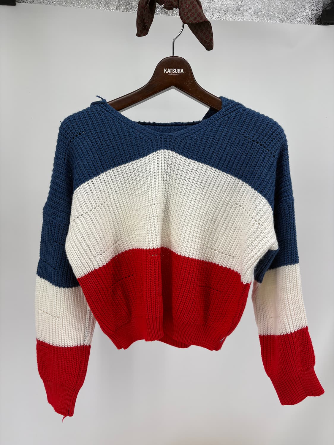🧶 후드 크롭 니트 (일본 빈티지 / A급) 상품이미지1