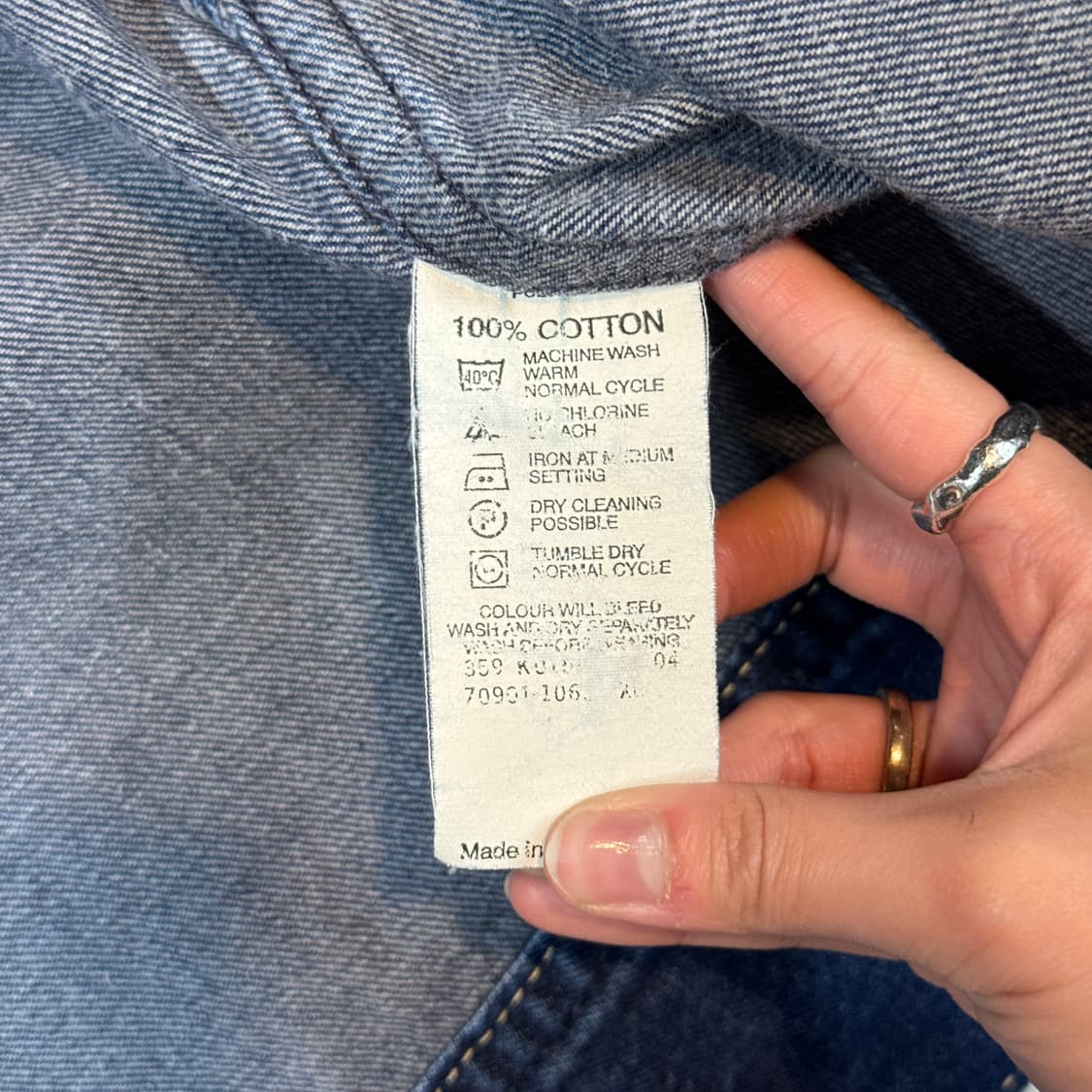 XL) 리바이스 아이코닉 데님자켓 TYPE 1 데님 청자켓 상품이미지8