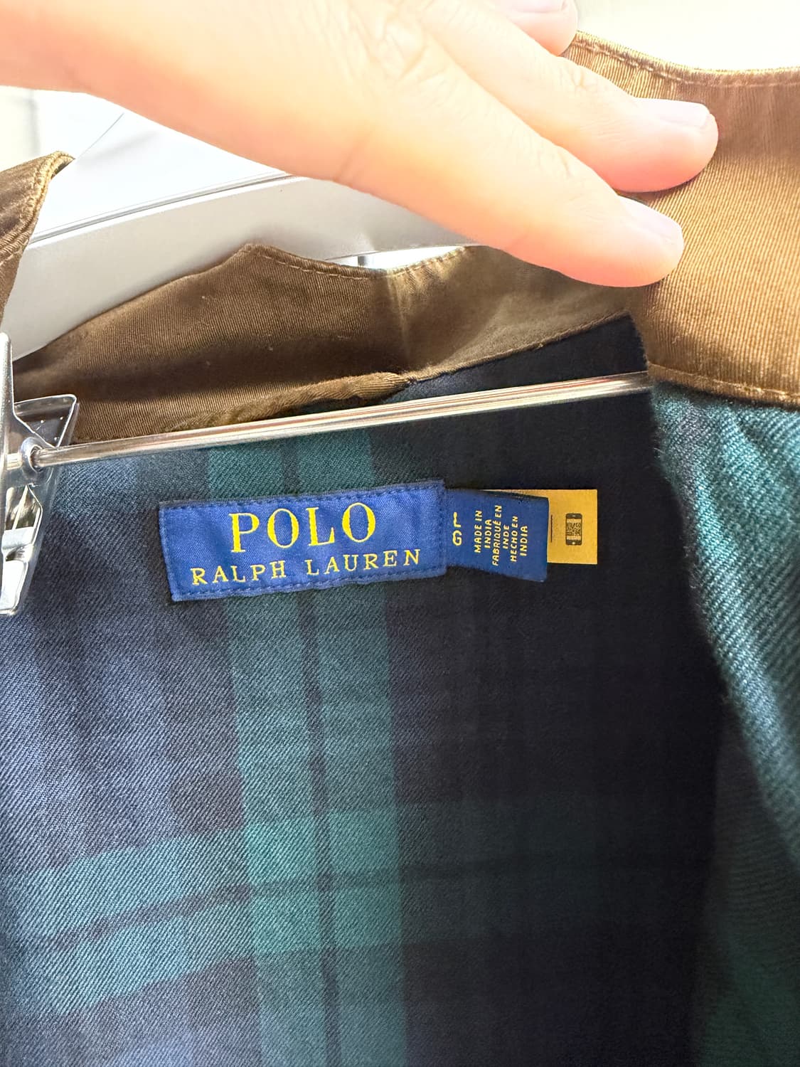 폴로 랄프로렌 바라쿠다 자켓 브라운 L, QR 가능 상품이미지2