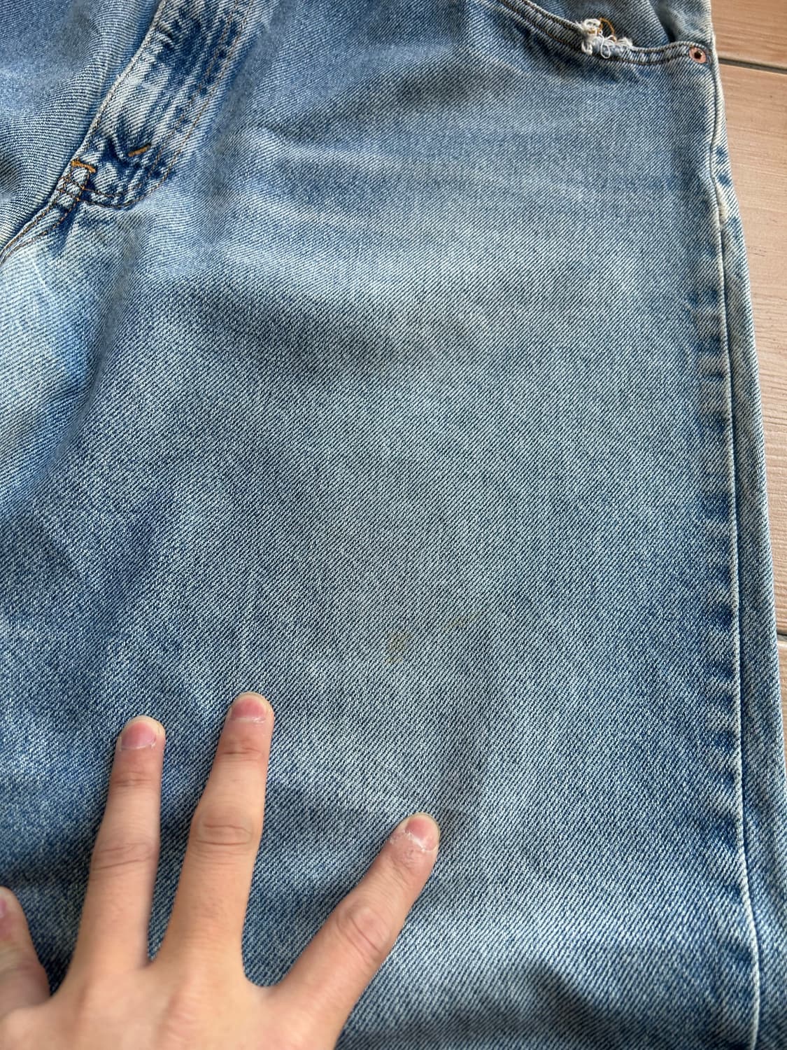 90‘s 리바이스565 와이드레그 36in 상품이미지3