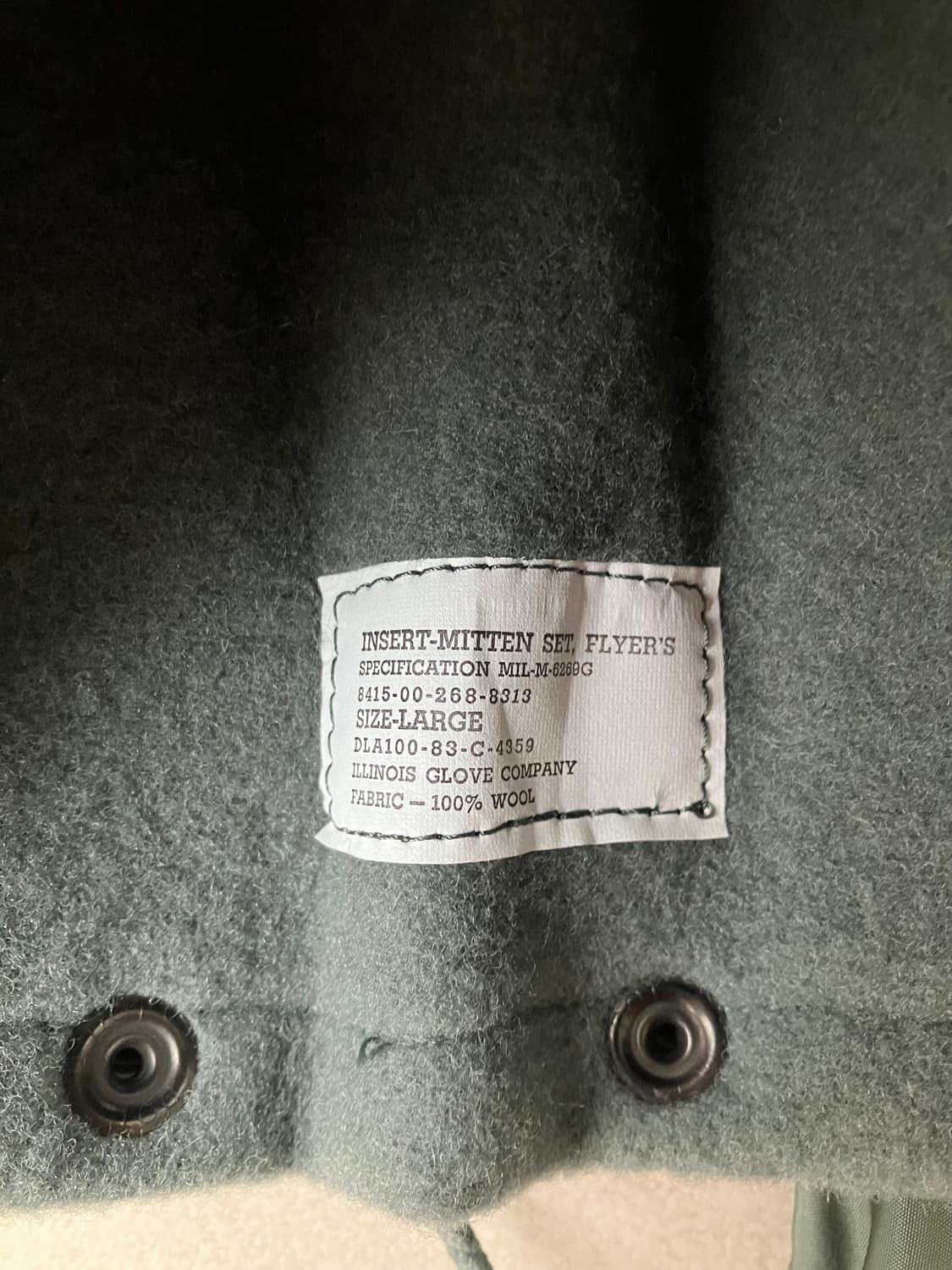 80s usaf n4b mitten set 플라잉 장갑 상품이미지4