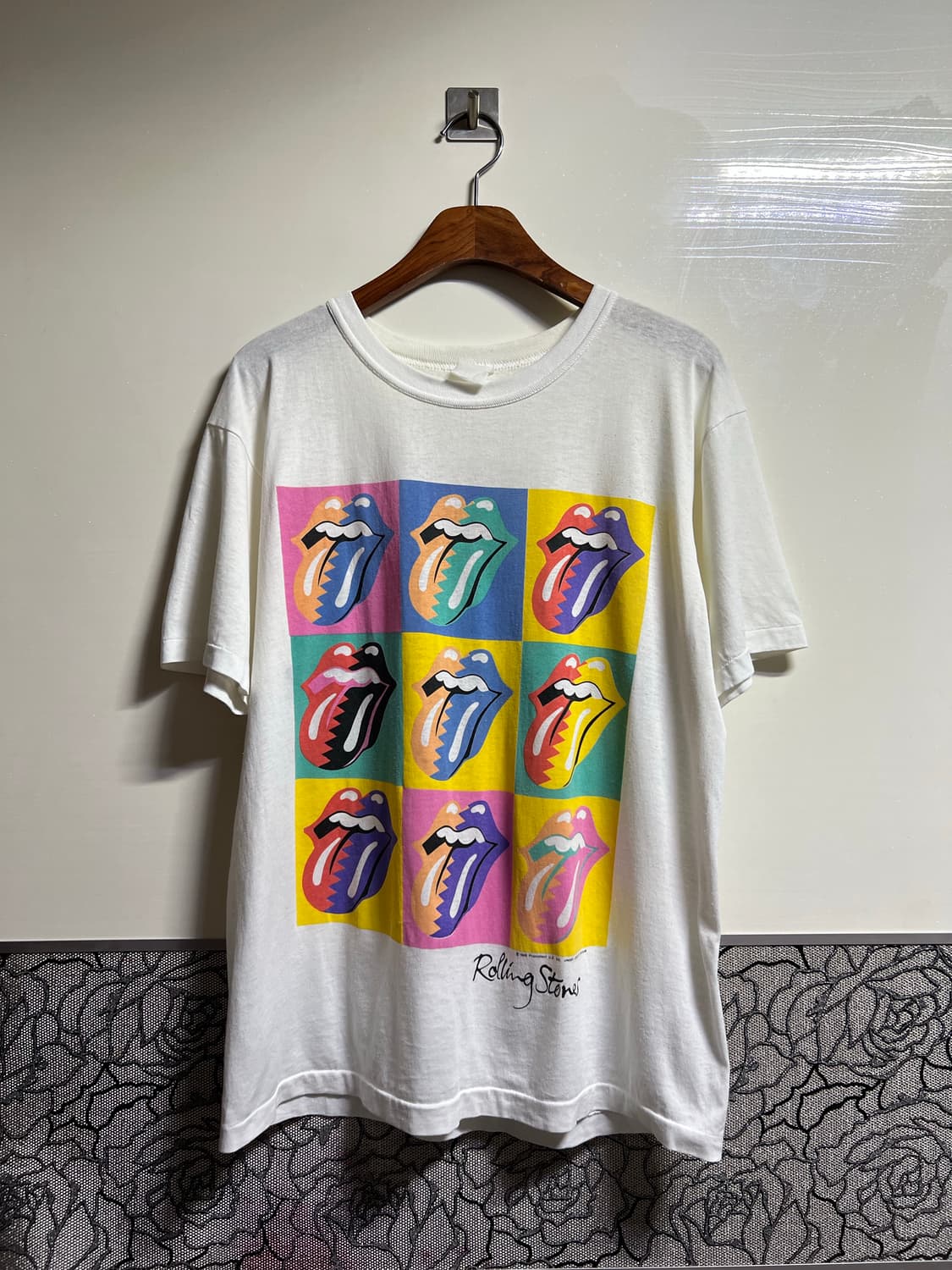80s 빈티지 롤링스톤즈 밴드티 상품이미지1