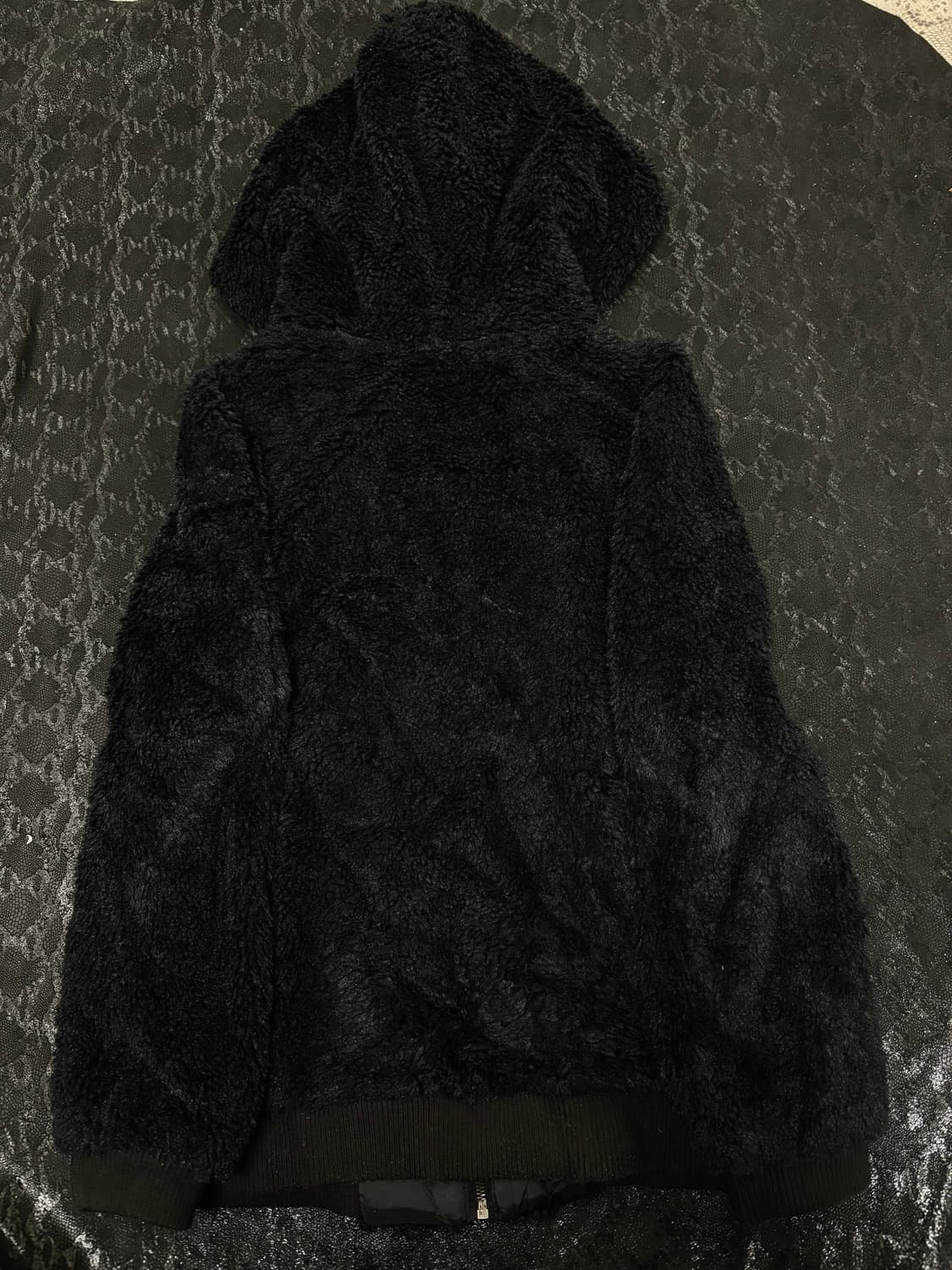 “Vintage” Y2K Black Fleece Over-Hoodie Z 상품이미지9