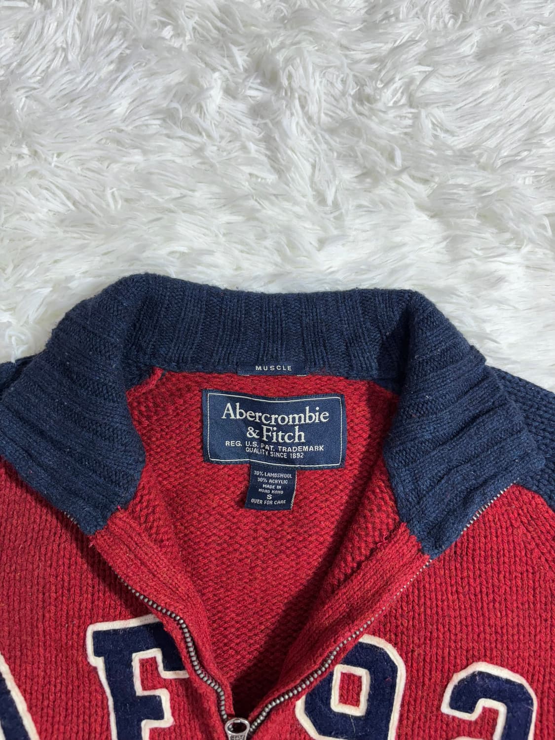 아베크롬비 램스울 투웨이 니트집업  상품이미지7