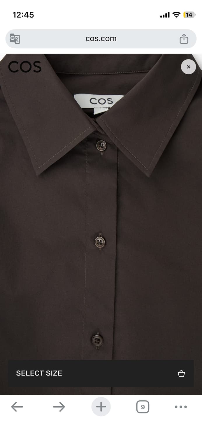 코스 코튼 브렌드 셔츠 상품이미지3