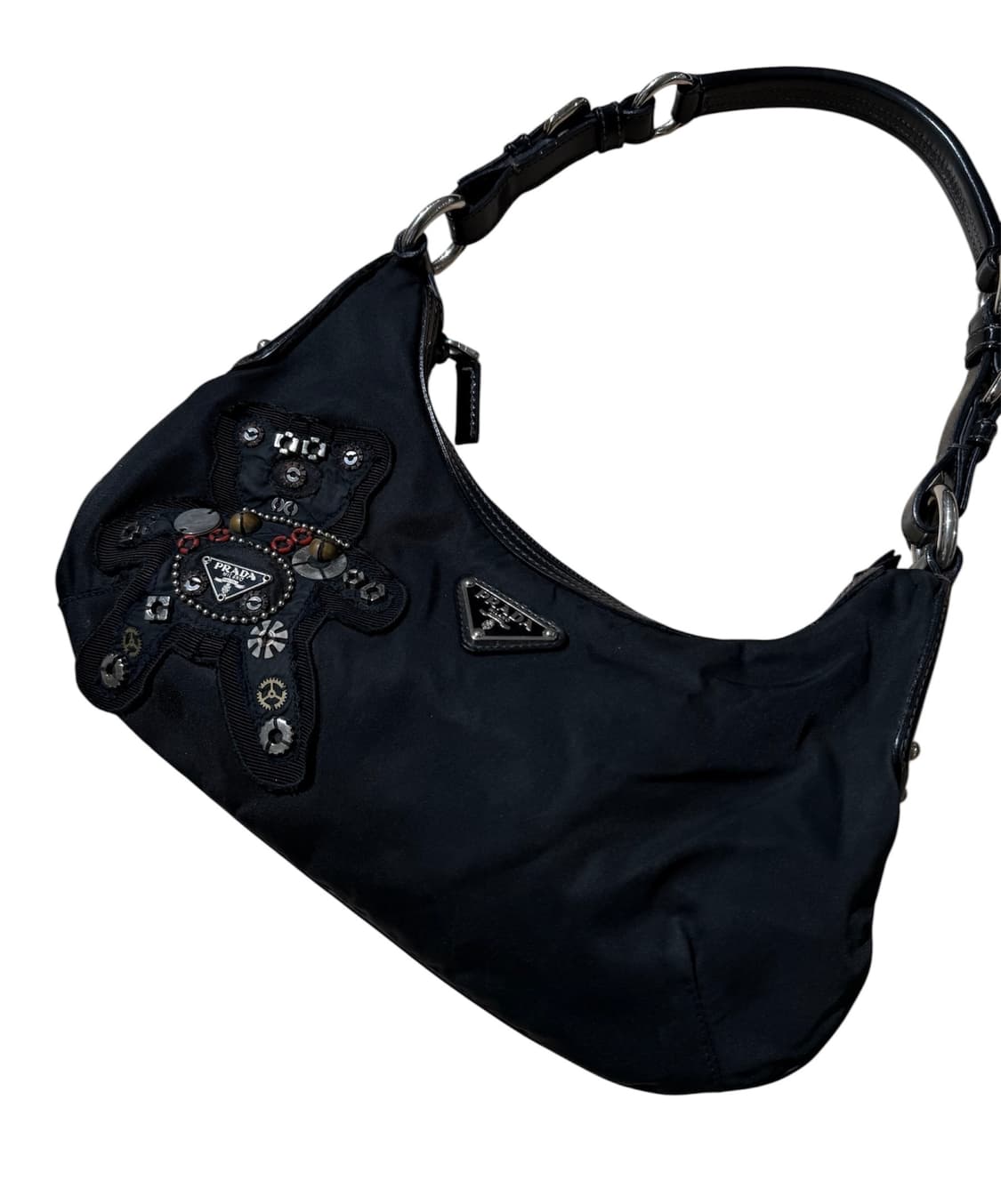 프라다 2000‘s 로봇 테디베어 테수토 숄더 백 상품이미지3