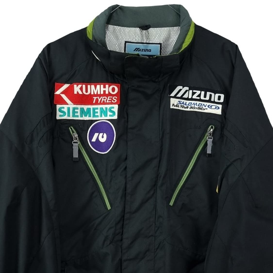 [미즈노] 살로몬 스폰서 올드스쿨 스키 점퍼 블랙 M19936 상품이미지4