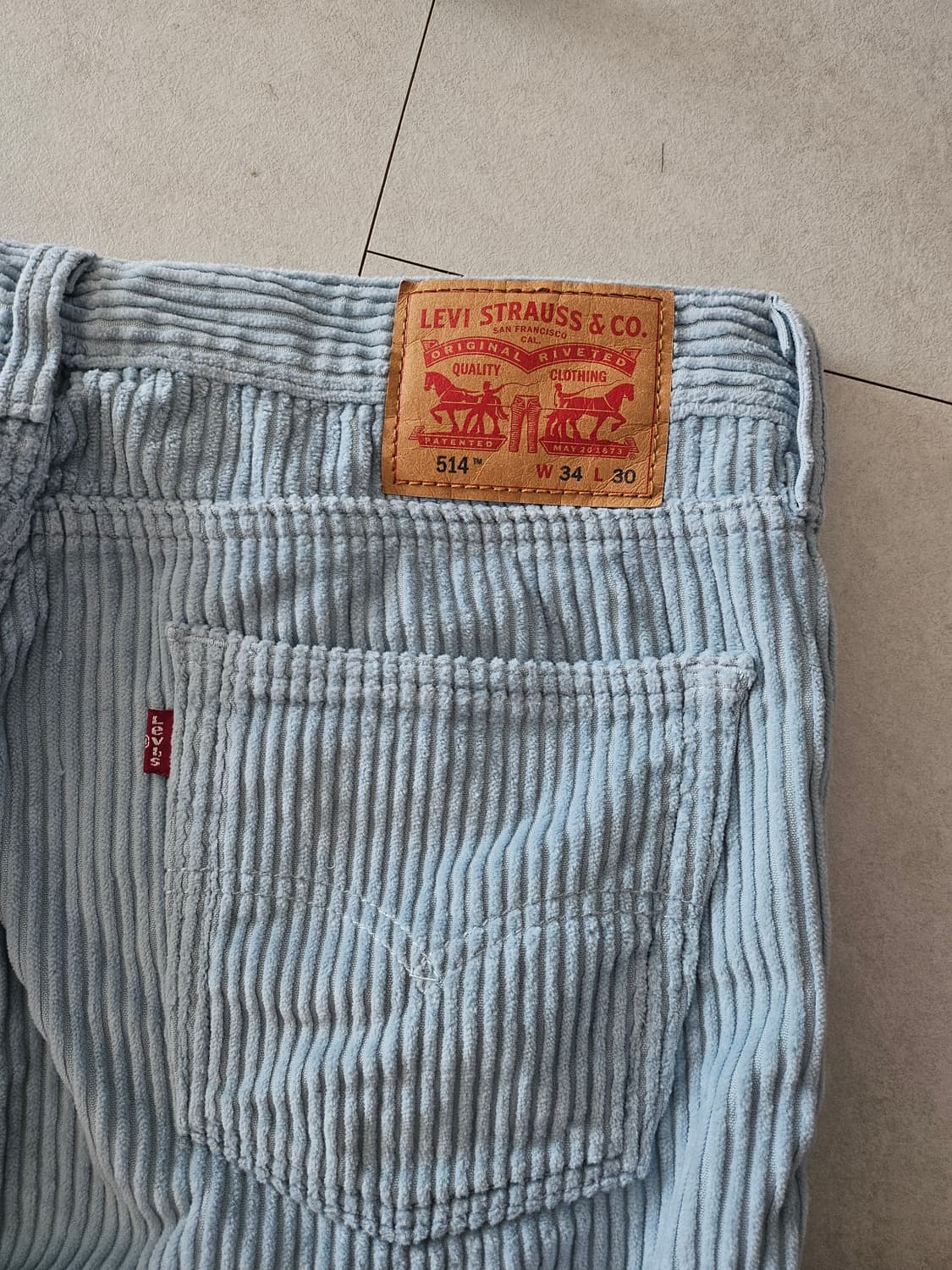 리바이스 514 코듀로이 팬츠 상품이미지5