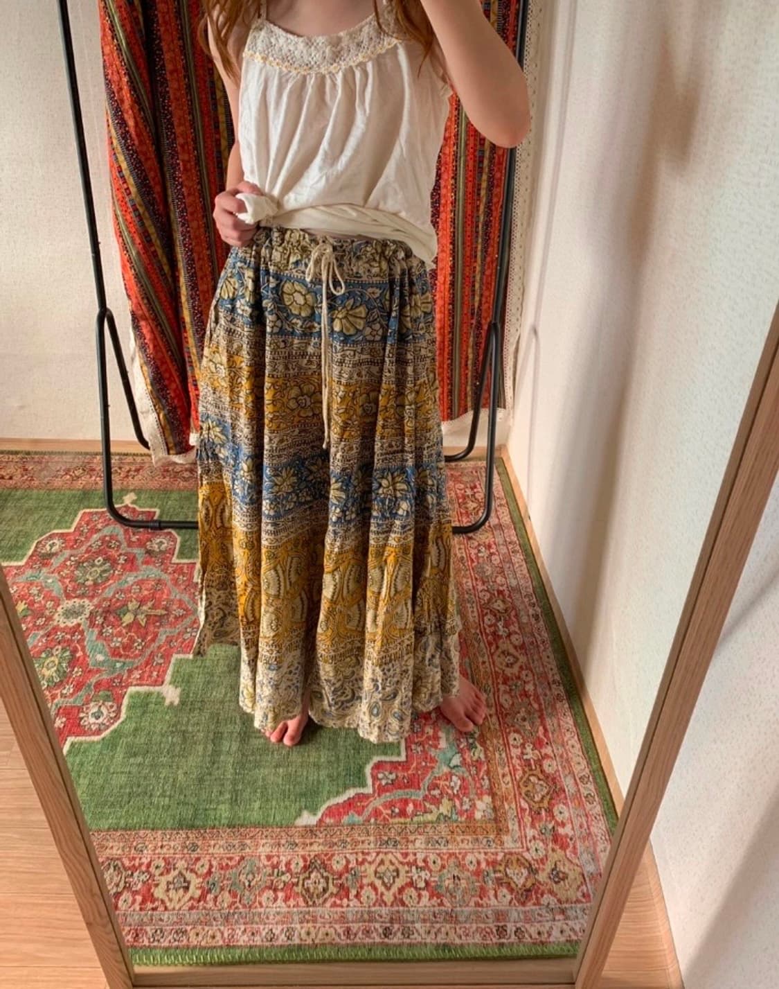 에스닉, 히피 무드 롱스커트 상품이미지3