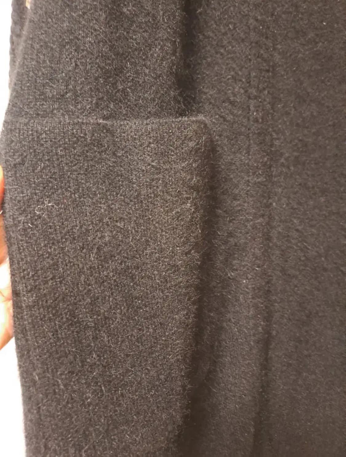 블랙 스팽글 장식 롱 니트가디건 (프리사이즈) 상품이미지5