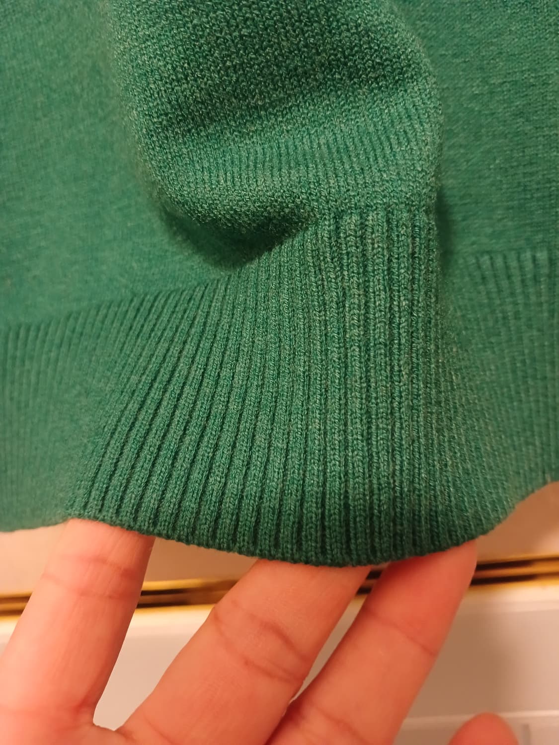 베네통 정품 여성 니트 긴팔 카라티 90 (S) 사이즈 상품이미지5