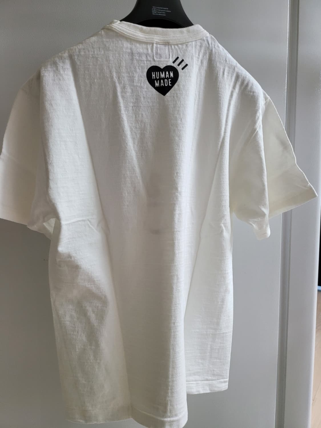 (새상품/L) 휴먼메이드 그래픽 티셔츠 #01 화이트 - 하트 로프 로고 상품이미지2