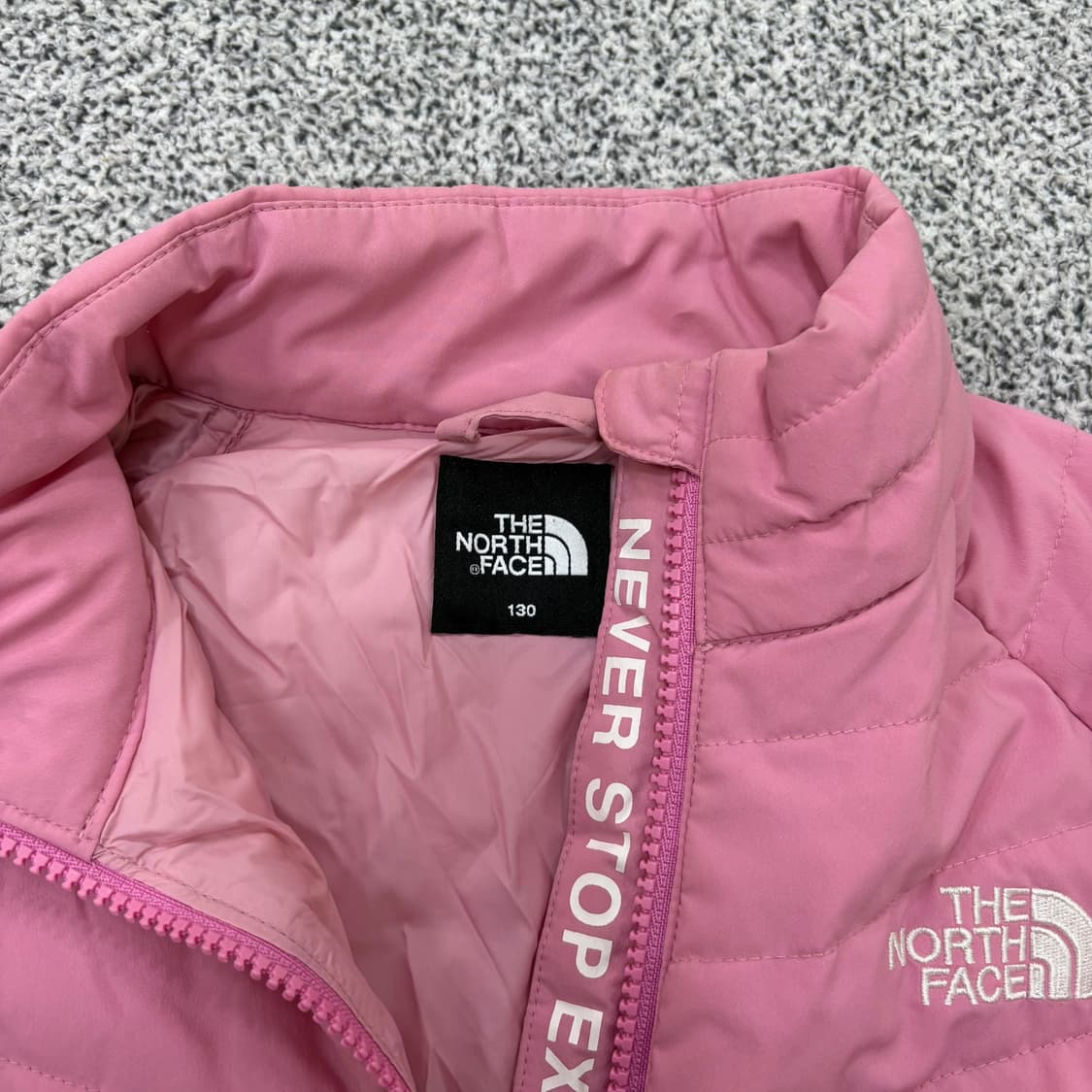130 노스페이스 키즈 경량 패딩 자켓 0312J 상품이미지2