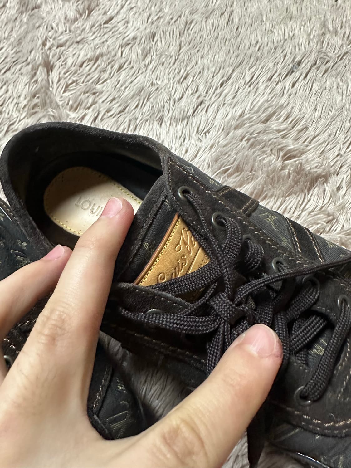 A010 빈티지 정품 루이비통 미니 린 스니커즈 상품이미지4