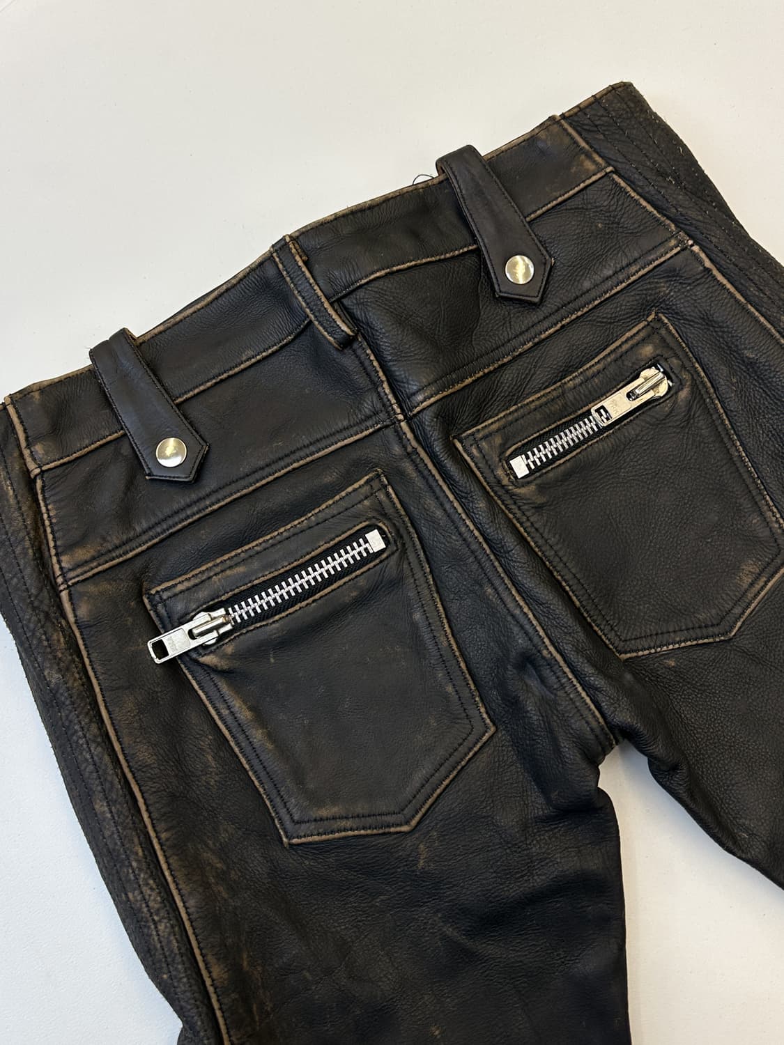 매드 카우 레더 바이커 팬츠 상품이미지4
