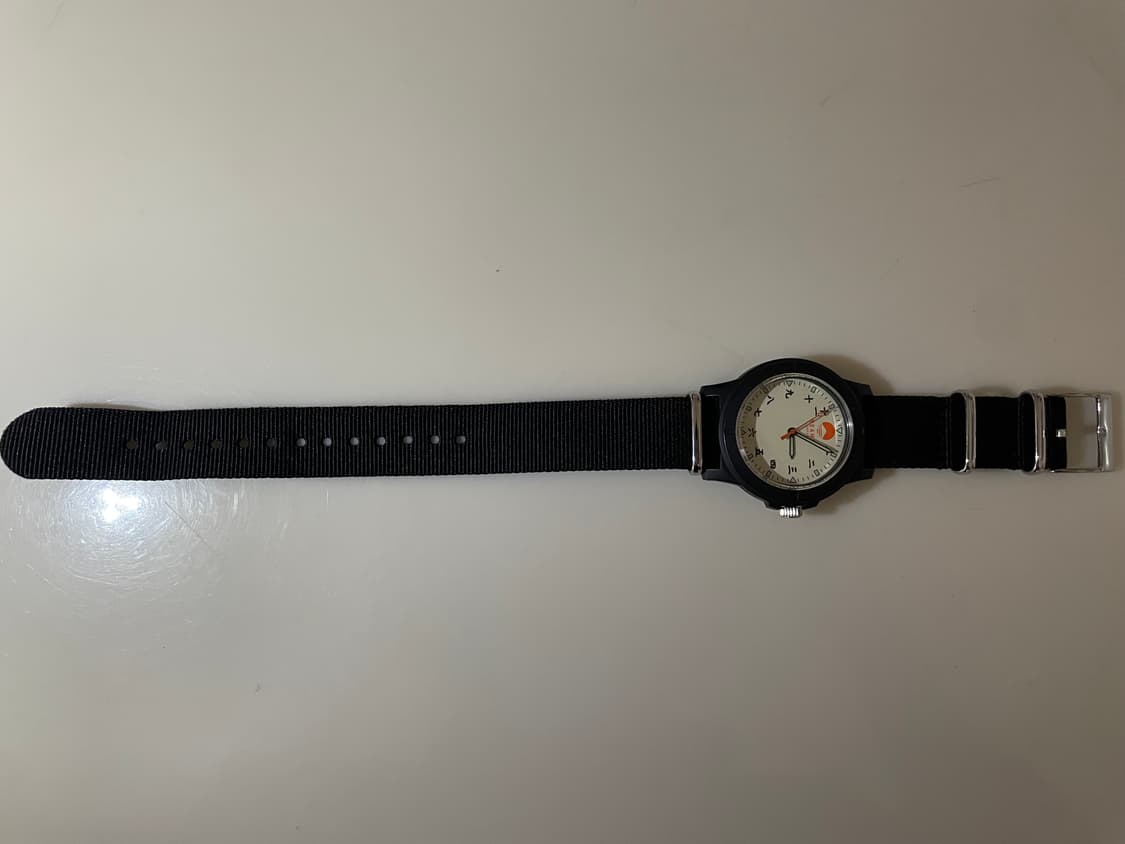 BEAMS 빔즈 한자 손목시계 블랙 상품이미지2