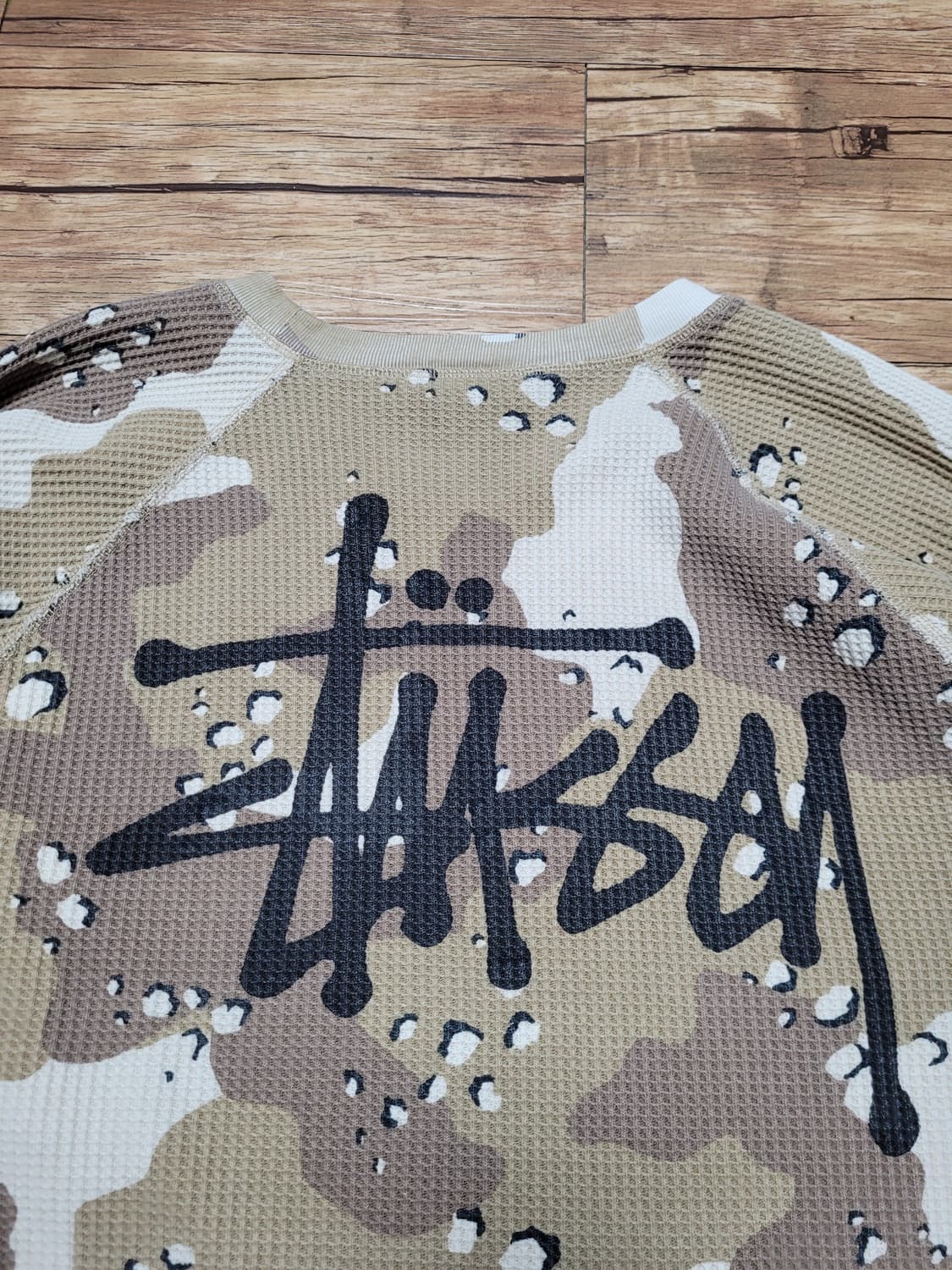 스투시 써멀 와플 롱슬리브 데저트 카모 xl 상품이미지4