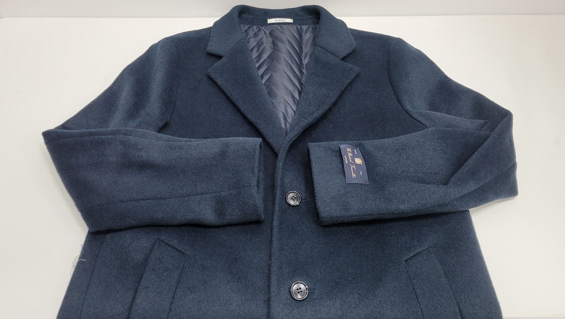 OLZEN 올젠 모직 코트 / 남 100 네이비 블루 상품이미지3
