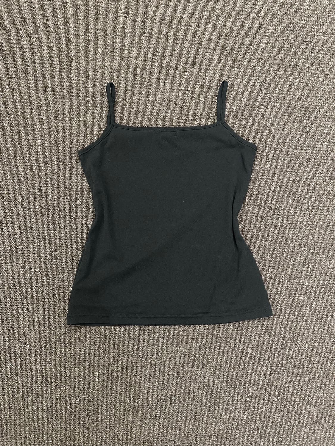 M)Japanese vintage 비즈 레이스 블랙 나시 상품이미지6