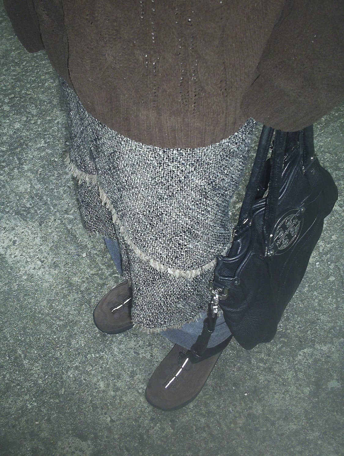 vintage fringe wool skirt 상품이미지1