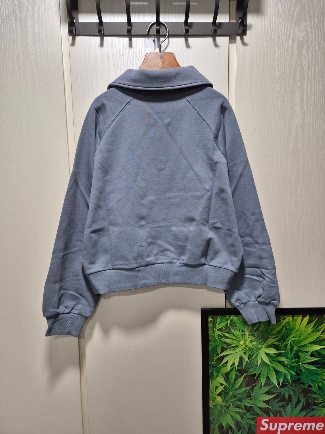 (세일)(새상품)하이드로겐 집업 맨투맨 블루 상품이미지10