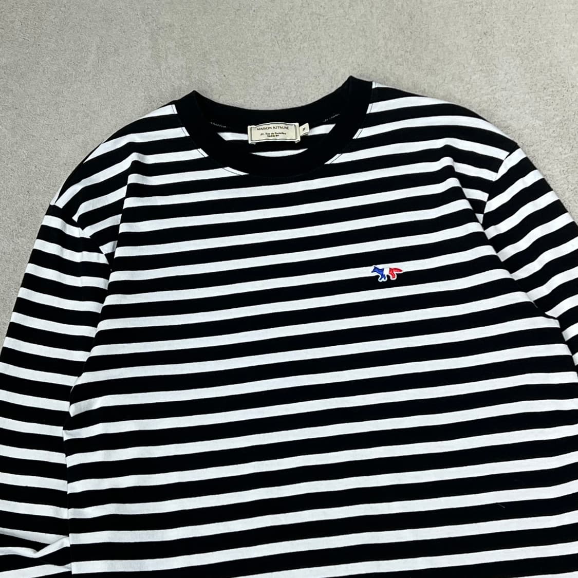 메종키츠네 스트라이프 롱슬리브 s10187 상품이미지3