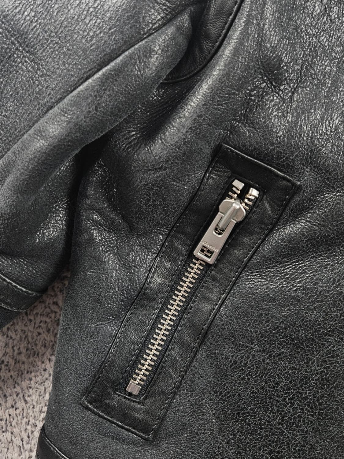 쟈딕 앤 볼테르 천연 양가죽 퍼 무스탕 자켓 ( 34 ) / 11064 상품이미지6