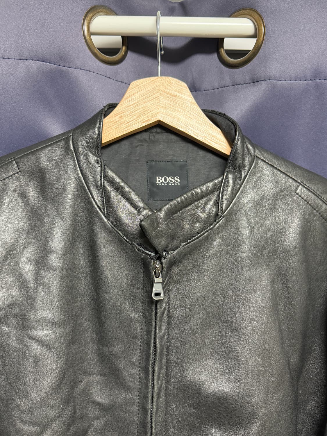 빈티지 휴고 보스 양가죽 자켓 (L~XL) 상품이미지3