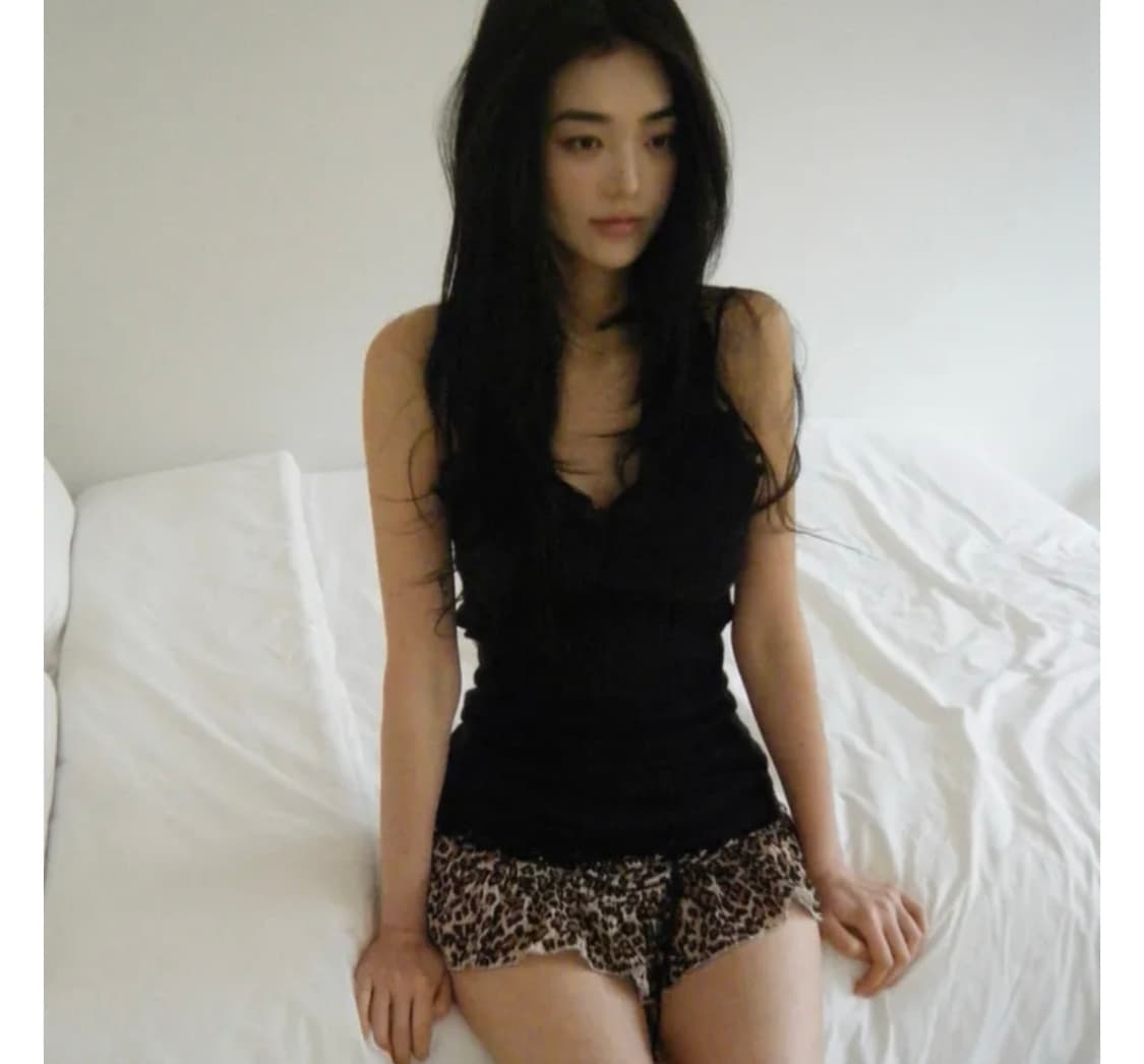 Whisper lace sleeveless - BK 상품이미지2